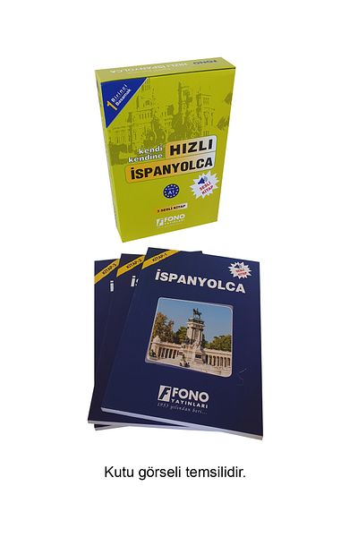 Fono Yayınları Fast Spanish Level 1 (3 Books) (with voice-over)