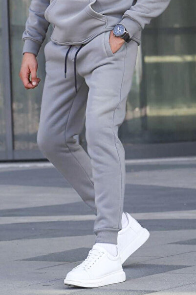 BayBayan Pantaloni de sport pentru bărbați, groși, confortabili, elastici