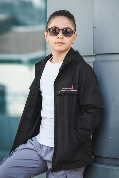 Zaziko Kids Boy's Black Seasonal Coat Mm.5555-Z
