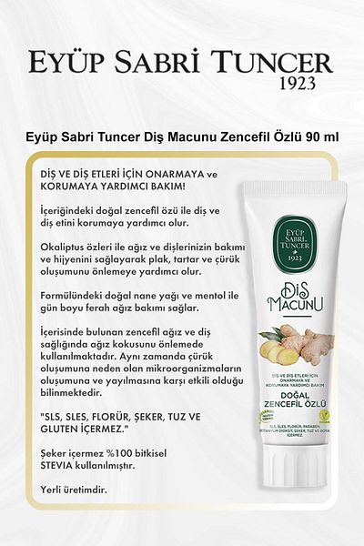 Eyüp Sabri Tuncer Rosie Cotton Toothpaste - 90 Ml, Buy 5 and Pay 4