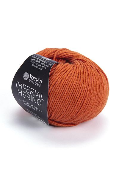 Yarnart MERINO IMPERIAL - Ață de tricotat manual portocaliu-3313