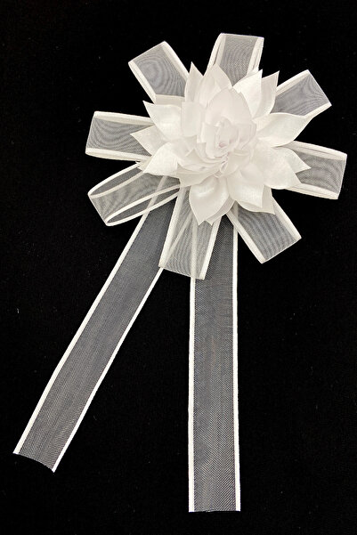 ZEYMERADE Beyaz Bohça Süsü, Gelin Damat Çeyiz Düğün Nişan Konvoy Gelin Arabas...