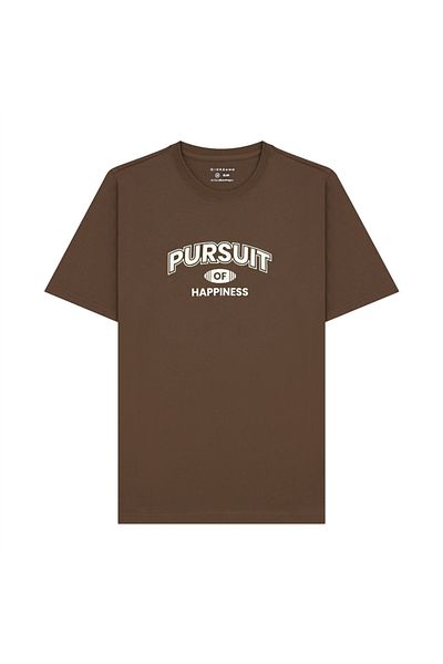 Giordano Men's Cotton Jersey Crew Neck Slim Fit Message Print Tee