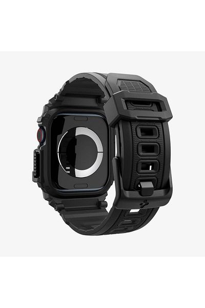 Spigen Apple Watch 46mm - Series 10 Rugged Armor Pro with Case and Band Strap