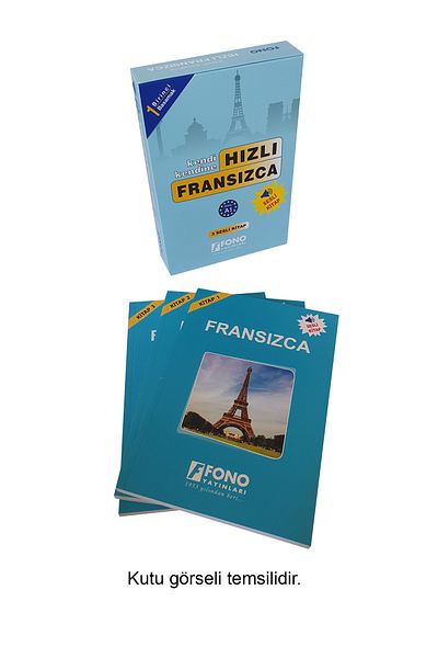 Fono Yayınları Fast French Level 1 (3 Books) (with voice-over)
