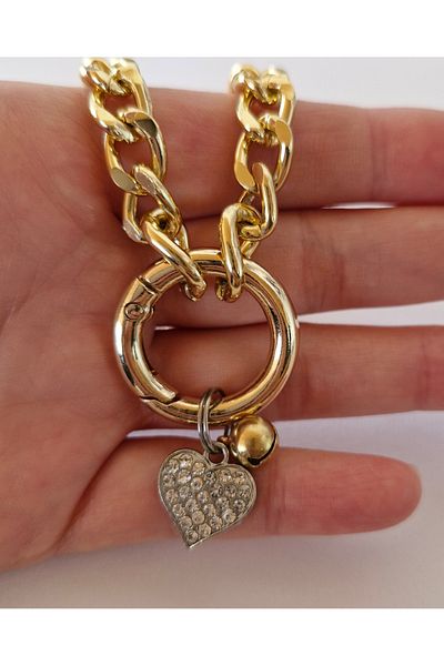 ZOBS Cat Collar Charm Chain with Bell for Kittens and Big Cats