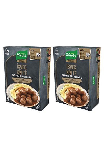 Knorr Yemek Kiti Isveç Usulü Gravy Soslu Köfte 3-4 Kişilik 150g X2