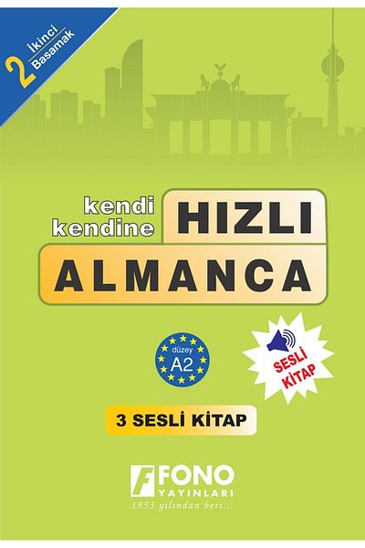 Fono Yayınları Fast German Level 2 (3 Books) (with voice-over)