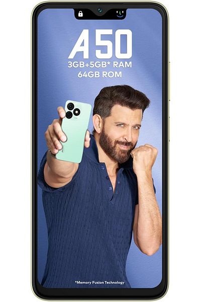 İtel A50 4G (2+64) جيجا بايت ذهبي لامع