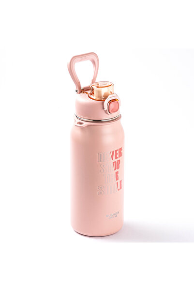 Tantitoni OKADI NEVER PEMBE PASLANMAZ ÇELİK TERMOS 1L