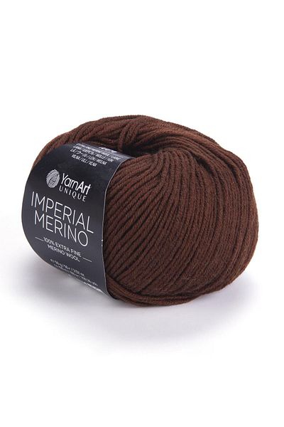 Yarnart IMPERIAL MERINO - ΠΛΕΚΤΟ ΝΗΜΑ ΧΕΡΙΟΥ ΣΚΟΥΡΟ ΚΑΦΕ-3311