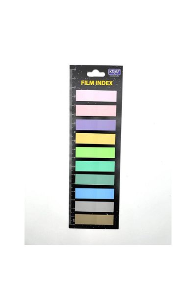KRAF Index Film (PP) 13x44mm 10 Colors* 20yp 5146