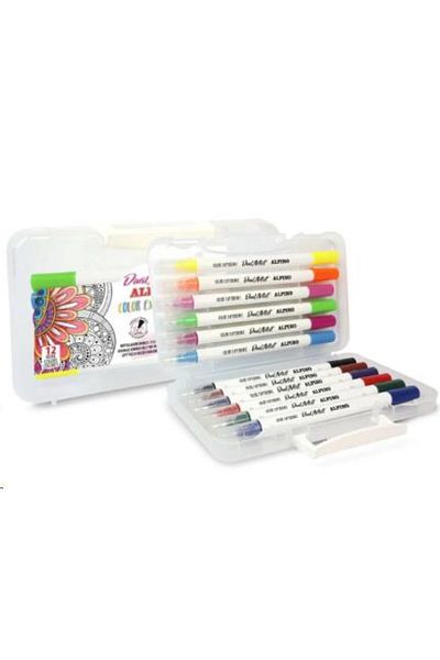 Alpino Çocuk Alpino Reversible 12-Piece Felt Brush - Alp- 800186