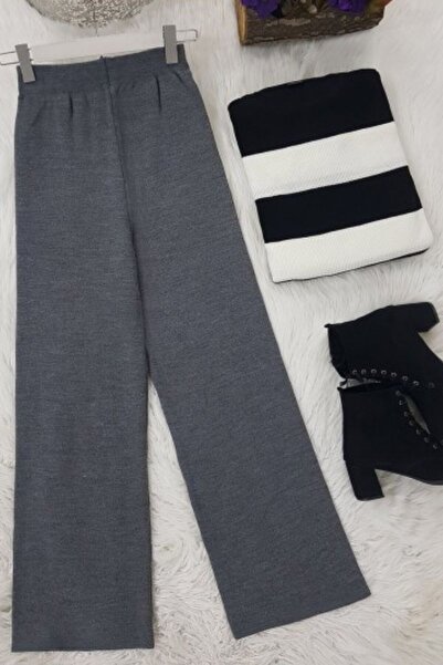 Modamorfo Uzené ležérní úpletové kalhoty