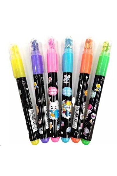 Genel Markalar İbs Fosforlu Kalem Simli 6 Renk H-531