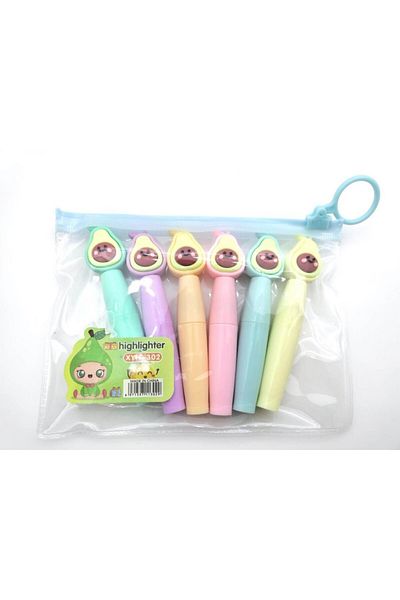 ABC Avocado 6-Piece Highlighter A-302