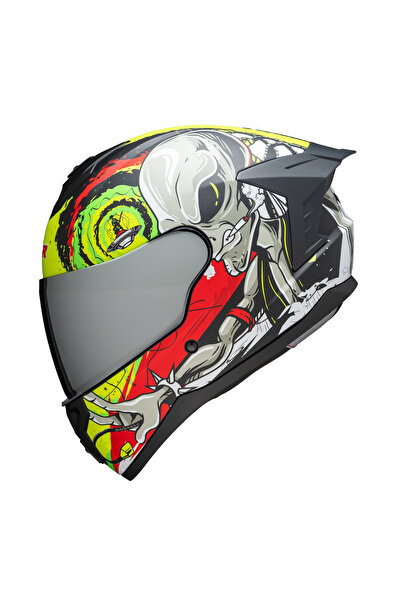 NCR Rapid Aynalı Cam Kapalı Kask (Ece Belgeli)