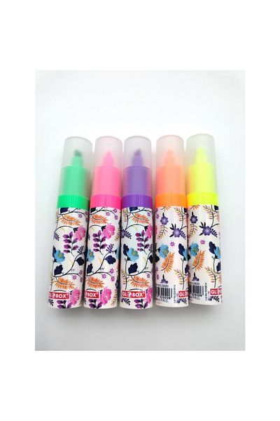 Globox Printed Highlighter Set 5 Pieces