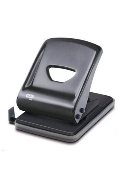 Mas Large Size 404 Hole Punch - 40 Sheet Capacity Black