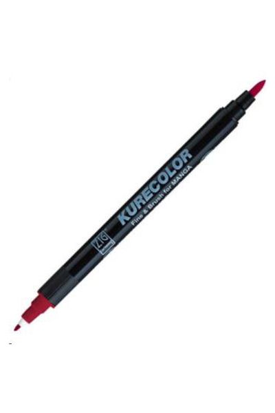 Zig Kurecolor Fine & Brush For Manga Marker 266 Wine Red Cnkc-2200