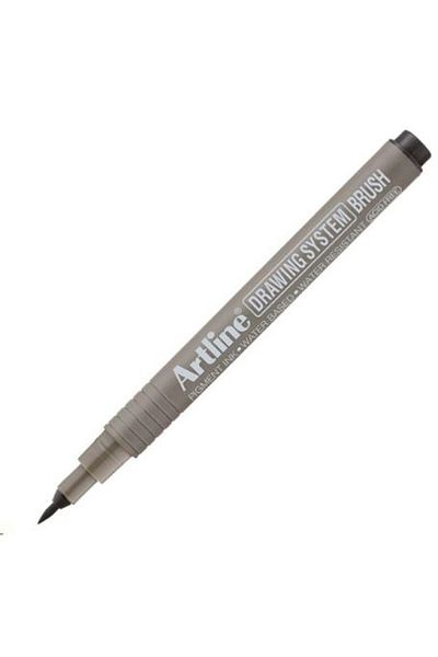 artline Drawing System Technical Drawing Pen Brush Brush Tip Black