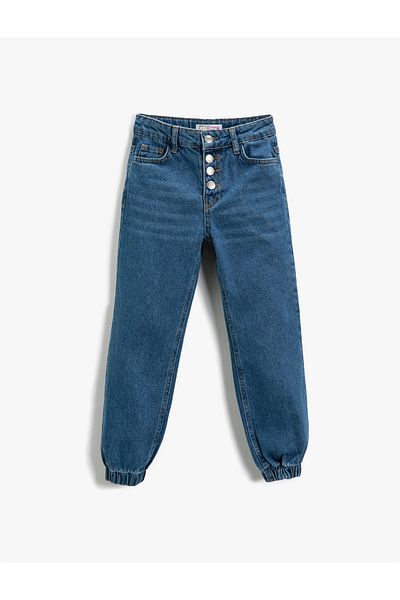 Koton Jogger-Jeans mit Taschen aus Baumwolle – Jegging-Jeans
