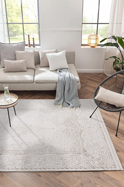 Koza Halı Koza Hayad Koza Adler A0736B Bej Gold  Salon Oturma Odası Yatak Oda...