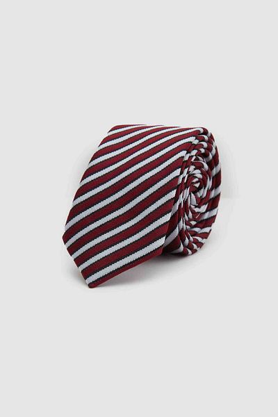 D'S Damat ربطة عنق Ds Damat باللون الأحمر الداكن مقاس 5.5 سم