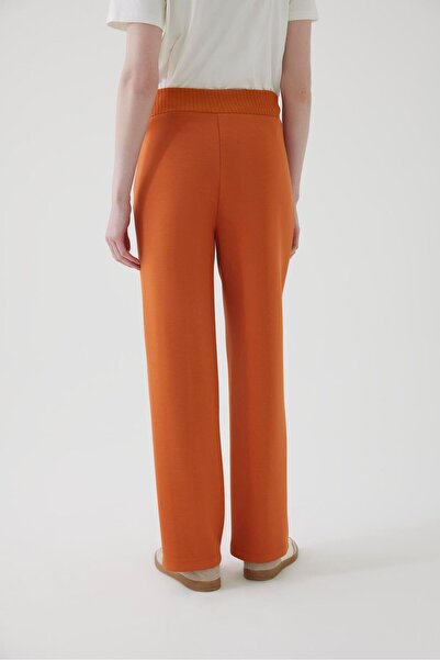 Exquise Straight Cut - Regular Trousers with Elastic Waist