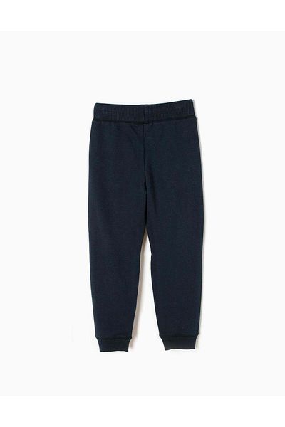Ziddy COTTON JOGGERS FOR BOYS DARK BLUE