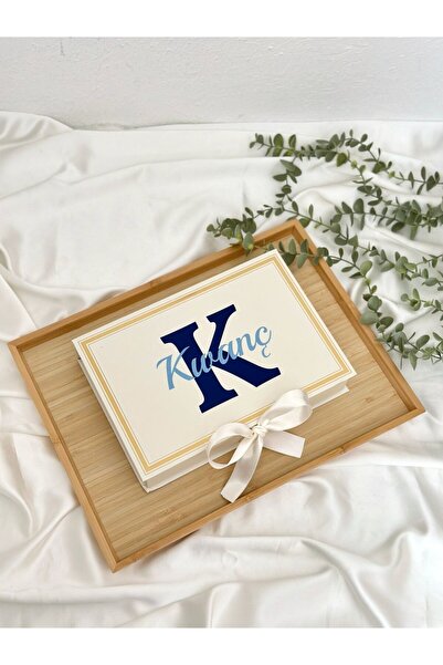 RenkliiiAtölye Kişiye Özel Dikdörtgen Kurdeleli Çikolata Kutusu - Balonlarla ...