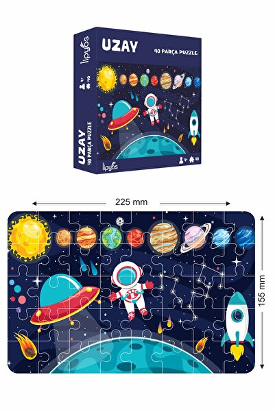 LİPYOS 40 Parça Mini 5'li Puzzle Seti - 4