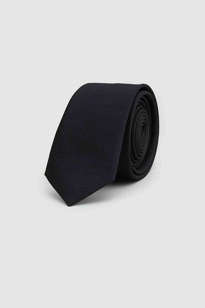 D'S Damat Ds Groom Black Patterned 5.5 cm Tie