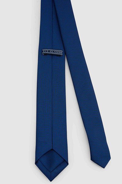 D'S Damat Ds Damat Navy Blue Patterned 5.5 cm Tie