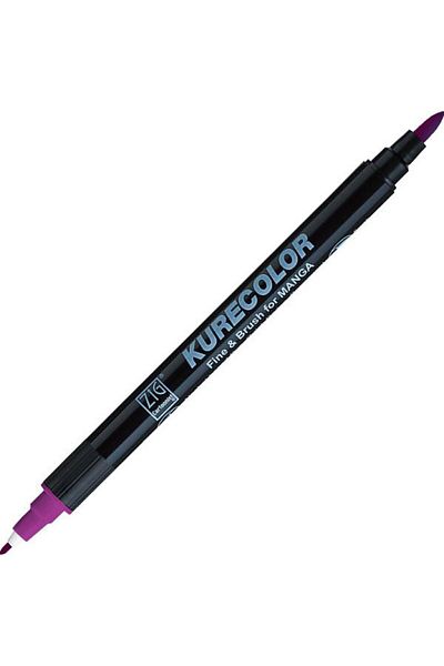 Zig Kurecolor Fine & Brush For Manga Purple Cnkc-2200/637