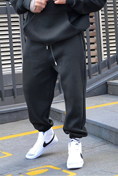 BayBayan Ανδρικό αθλητικό παντελόνι 3 κλωστών με ριχτάρι