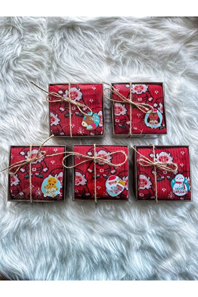fethi mekik 5 kutu hediyelik Yılbaşı Noel çorabı Yılbaşı hediyesi kutulu çorap seti