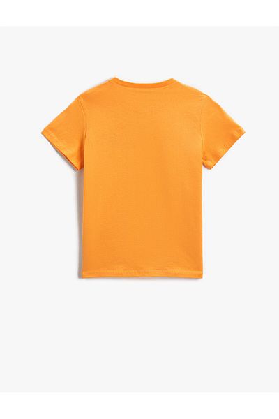 Koton Tricou cu mânecă scurtă imprimat cu tematică de vară din bumbac