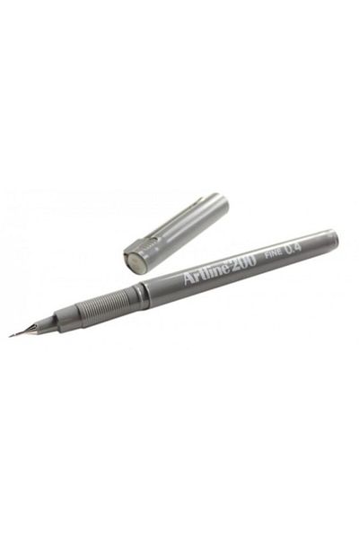 artline Artline 200 Fineliner 0.4 Gray
