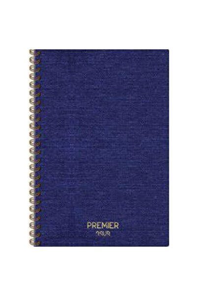 Keskin Premier bleumarin - 17*24 2c 1k 90yp Notebook colorat cu semn de carte
