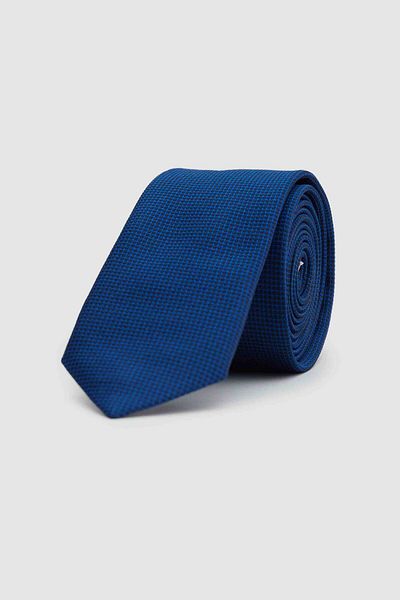 D'S Damat Ds Damat Navy Blue Patterned 5.5 cm Tie