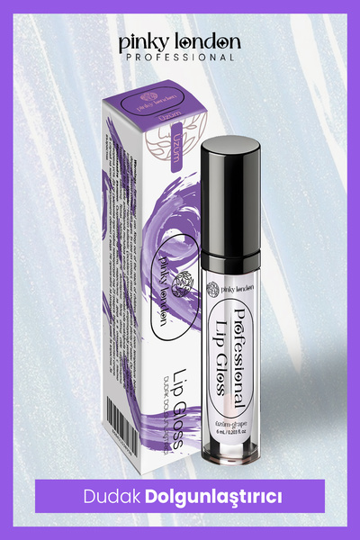Pinky London Üzümlü Dudak Dolgunlaştırıcı ve Parlatıcı Lip Gloss