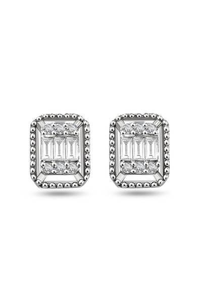 Ariş Pırlanta Fantezi Baget Küpe