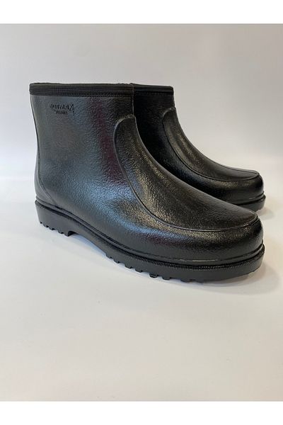 AYAKKABIM RENGARENK Waterproof Wool Zippered Black Garden Rain Snow Boots