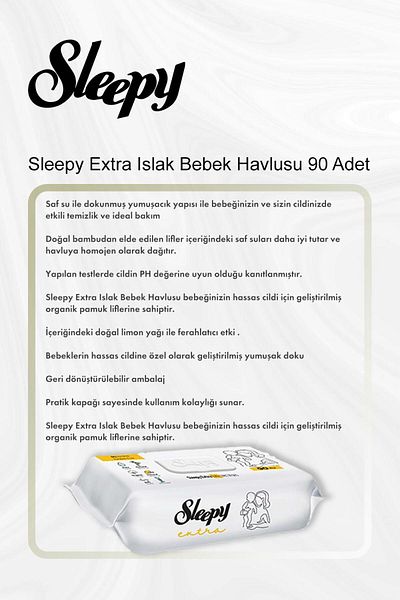Sleepy Rosie Cotton Extra Wet Baby Towels - 90 Pieces, Buy 5 and Pay 4