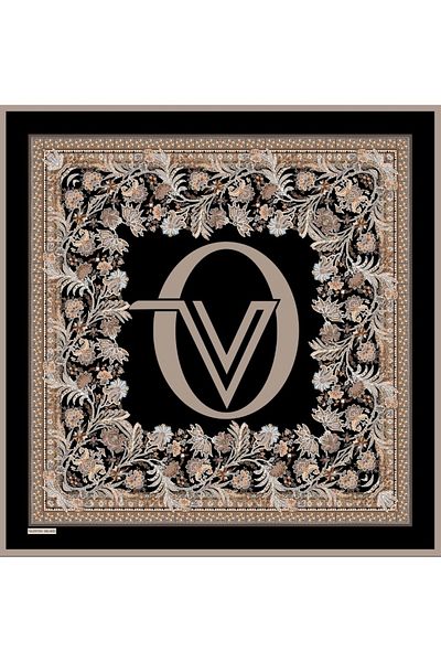 Valentino Orlandi Κασκόλ με σχέδιο Milano-4