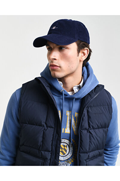 Gant Erkek Lacivert Regular Fit Dik Yaka Kapitone Yelek