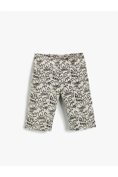 Koton Heart Printed Leggings
