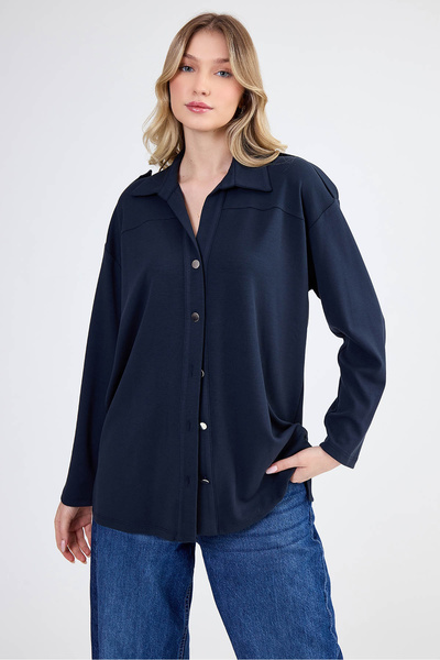 Vitrin Μπλούζα Modal υφασμάτινη με επιτραπέζια ετοιμάσεις και κουμπιά