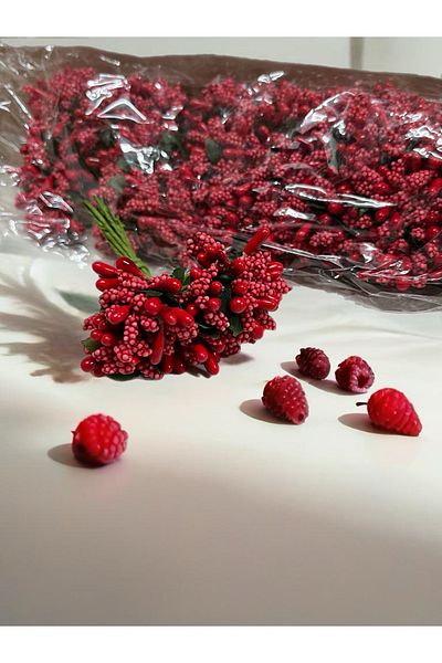 SavBrand Red Cutlets Christmas Decoration Seed Cutlets 1 Pack of 144